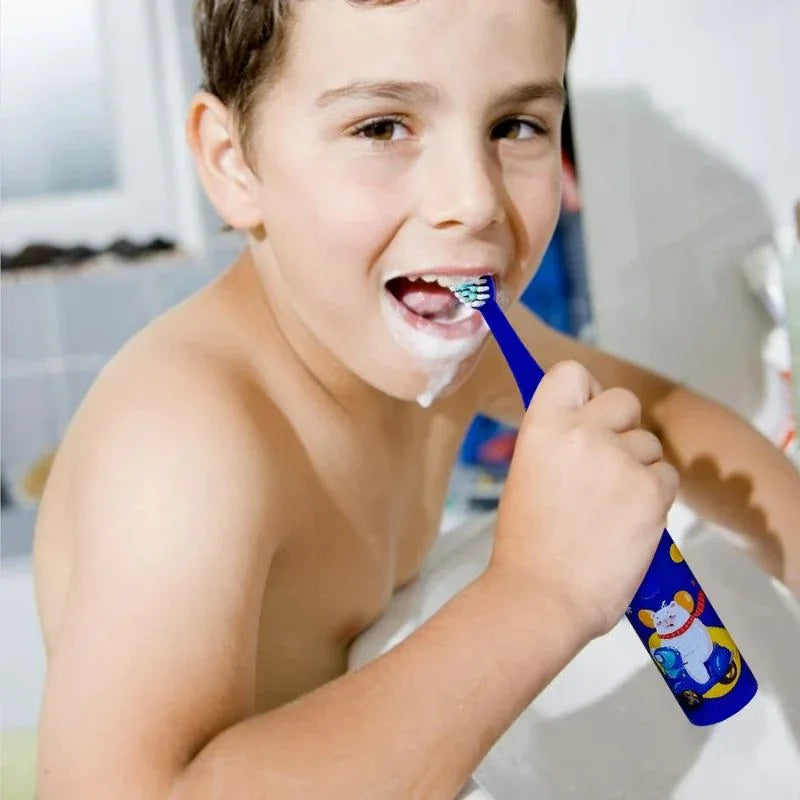 Brosse à dents électrique pour enfant avec motif animalier - Rondor