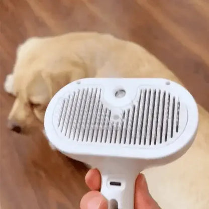 Brosse à vapeur 4en1 pour animaux Brosse à vapeur pour chien - FurFresh™ - Rondor