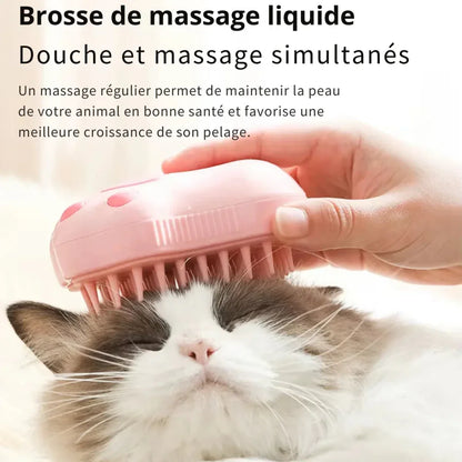 Brosse de Massage Spray pour Chiens & Chats - Rondor