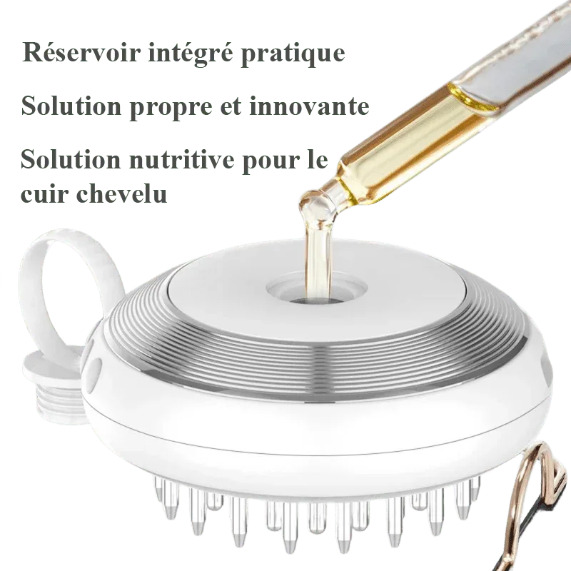 Brosse EMS Cuir Chevelu – Croissance & Stimulation LED - Rondor