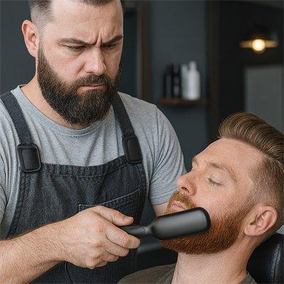 Brosse Lissante Chauffante 2 - en - 1 – Lissage Express en Quelques Minutes - Rondor