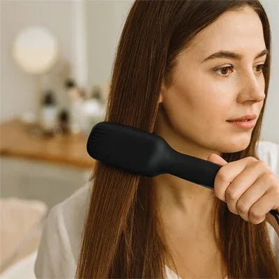 Brosse Lissante Chauffante 2 - en - 1 – Lissage Express en Quelques Minutes - Rondor