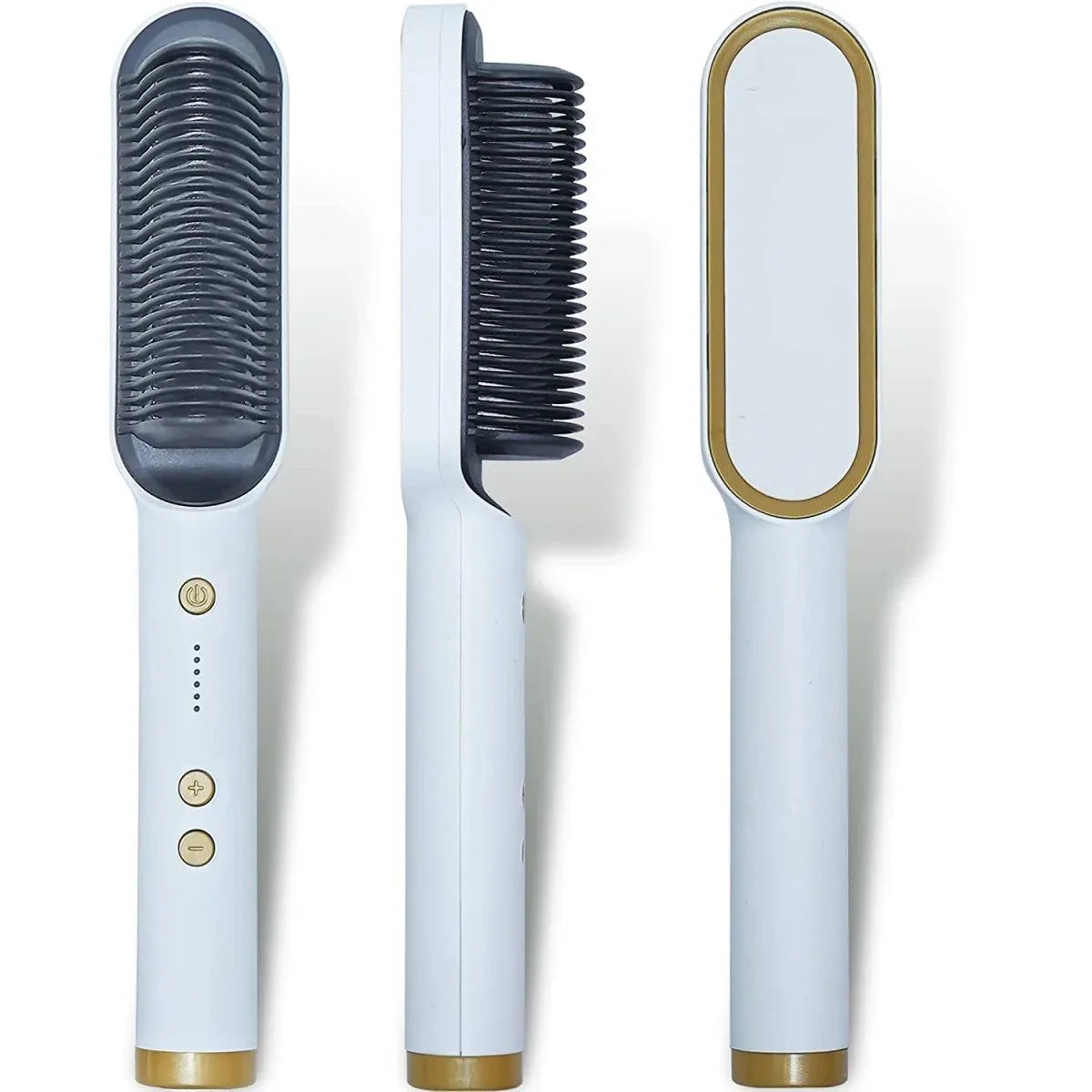 Brosse Lissante Chauffante pour Cheveux - Brosse Ionique Électrique - Rondor