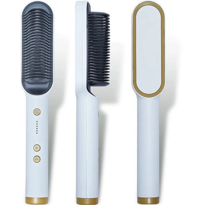 Brosse Lissante Chauffante pour Cheveux - Brosse Ionique Électrique - Rondor
