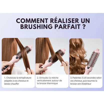 Brosse Thermique - Brushing volumineux en 10 minutes - Rondor
