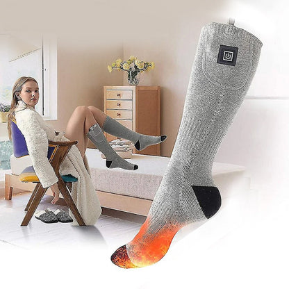 Beheizte Socken | Wiederaufladbare Thermosocken mit einstellbarer Temperatur und bis zu 8 Stunden Wärme