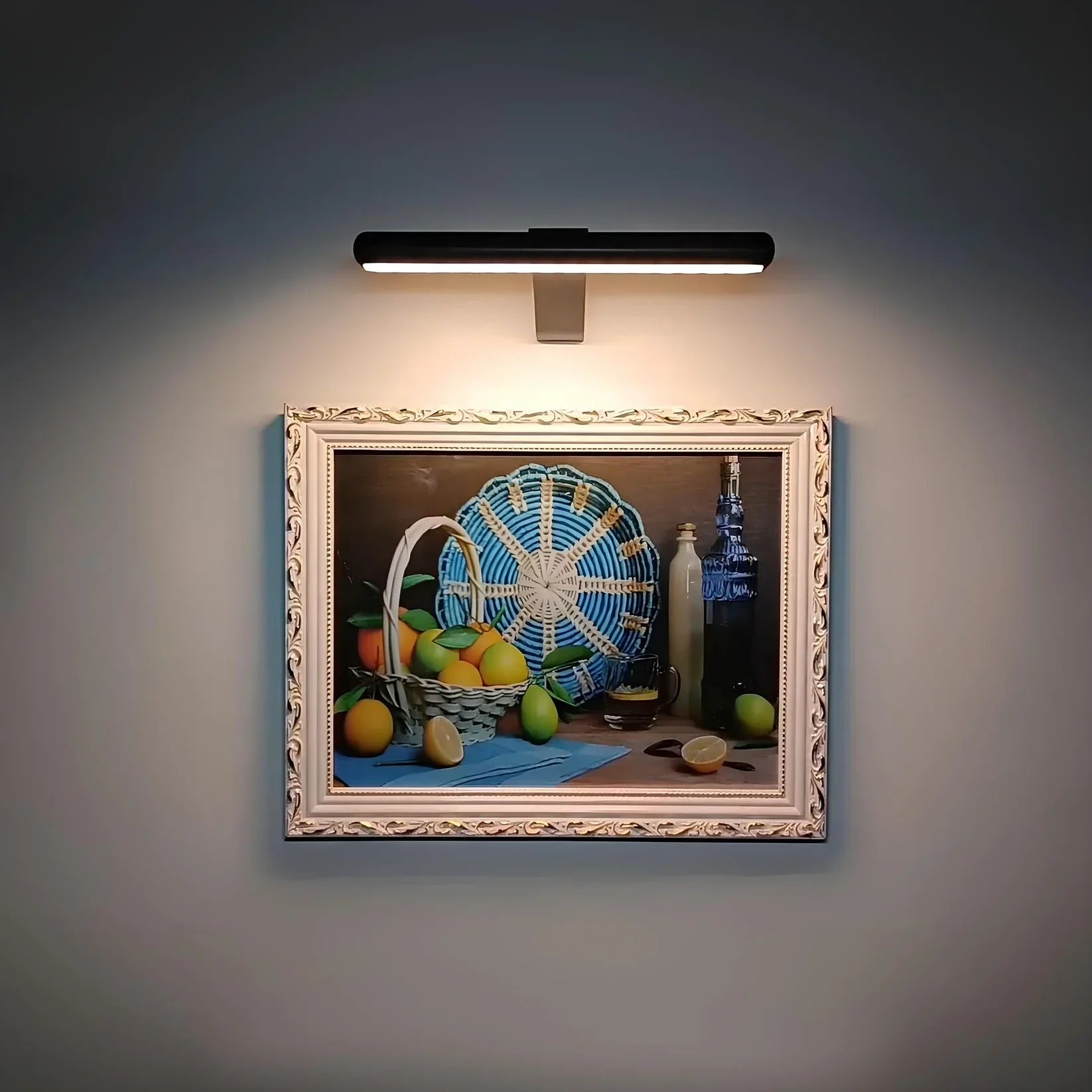 ArtGlow Éclairage LED sans fil pour tableaux – Applique murale rechargeable avec télécommande, lumière dimmable