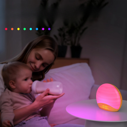 Réveil lumineux et son de la nature