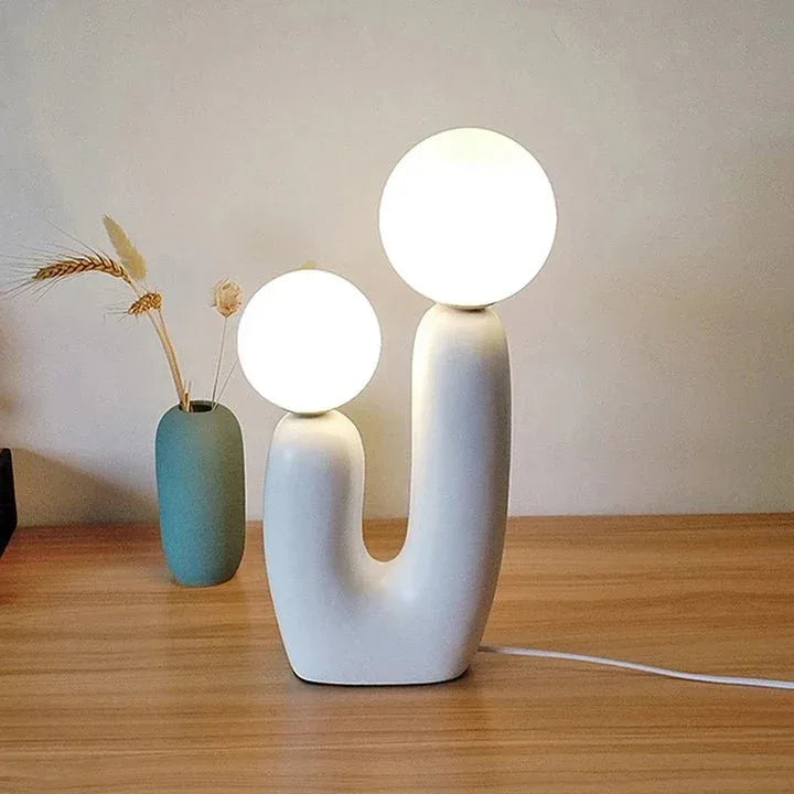 Cactea™ – Lampe De Table Cactus En Résine, Design Naturel Et Moderne - RONDOR - Rondor