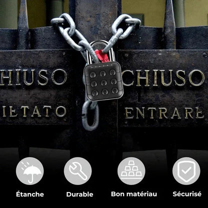 Cadenas à Combinaison à 6 Chiffres Anti - Découpe et Anti - Vol - Rondor
