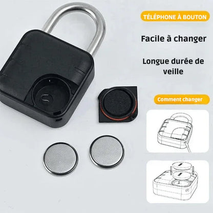 Cadenas à Combinaison à 6 Chiffres Anti - Découpe et Anti - Vol - Rondor