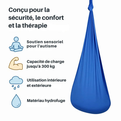 CalmSwing | Balançoire Sensorielle Thérapeutique pour l’Autisme – Usage Intérieur & Extérieur - Rondor