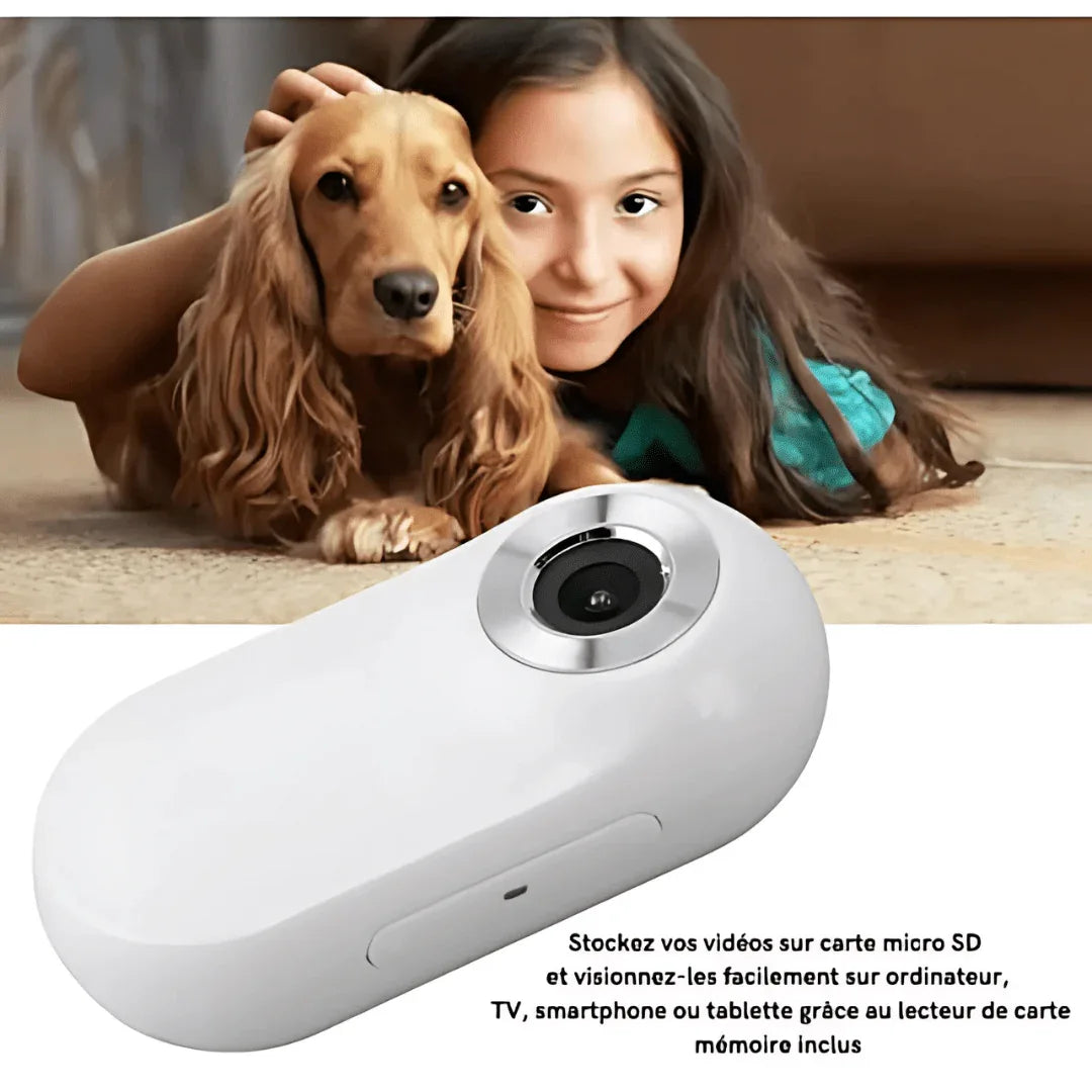 Caméra Collier Full HD 1080P™ – Suivez les Aventures de Votre Animal en Immersion Totale | RONDOR - Rondor
