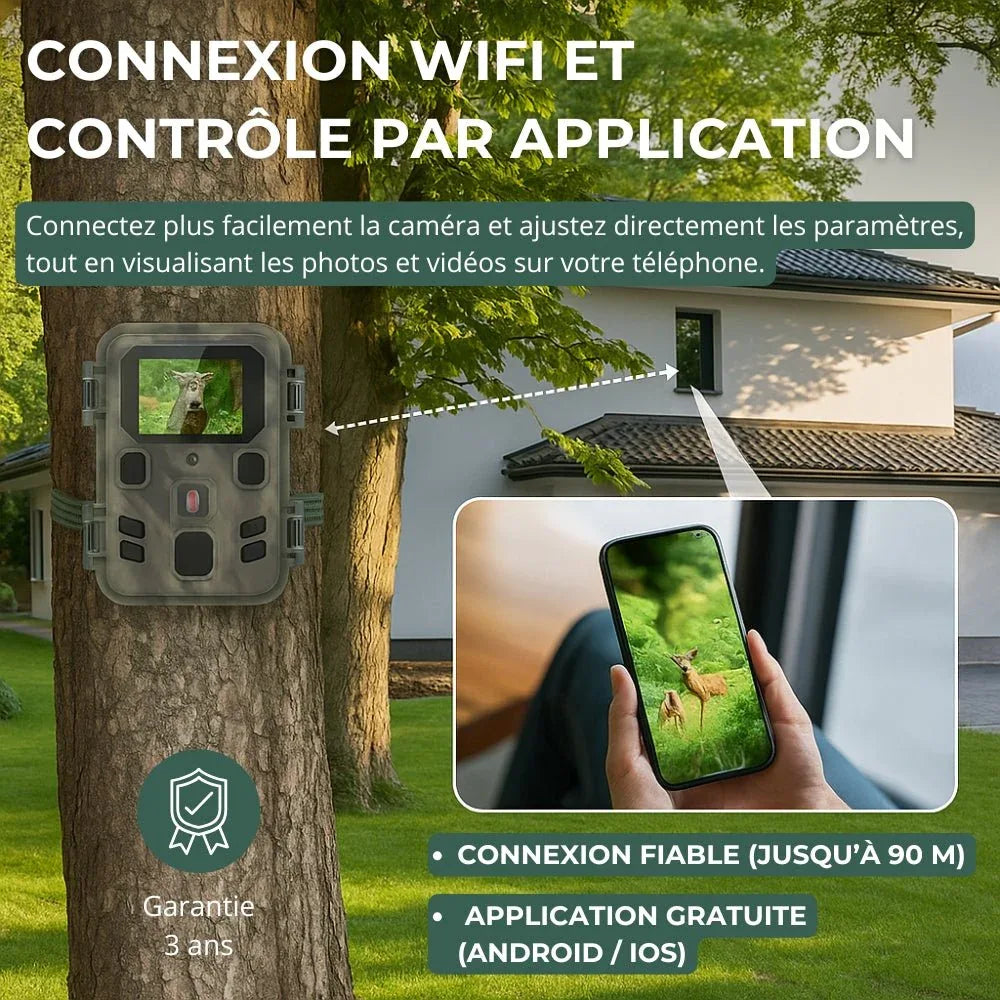 Caméra de Chasse HD – Vision Nocturne, Autonomie Longue, Étanche IP65 | RONDOR - Rondor