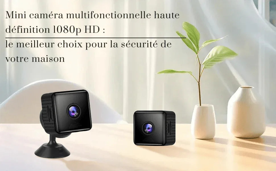 Caméra de Sécurité WiFi Intérieure avec Pan & Tilt – Moniteur HD pour Maison & Animaux - Rondor