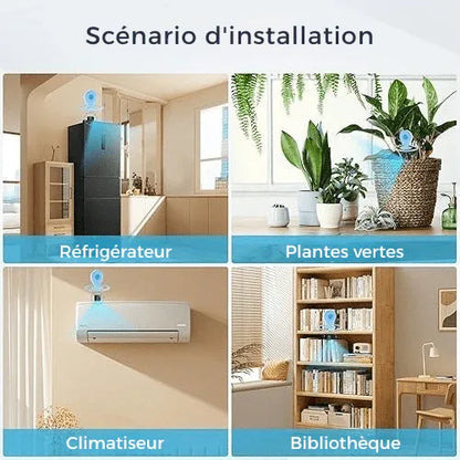 Caméra de Sécurité WiFi Intérieure avec Pan & Tilt – Moniteur HD pour Maison & Animaux - Rondor