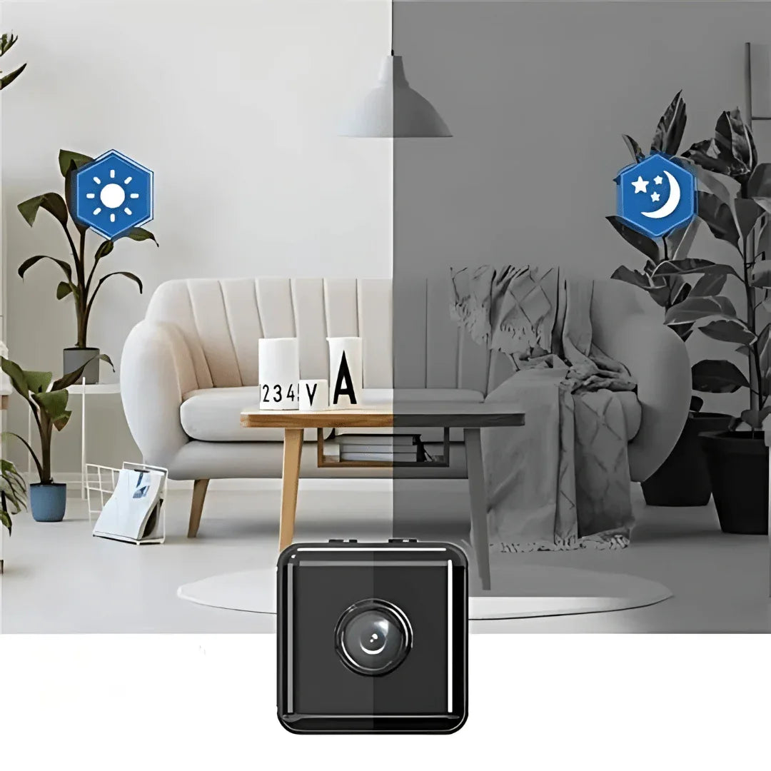 Caméra de Sécurité WiFi Intérieure avec Pan & Tilt – Moniteur HD pour Maison & Animaux - Rondor