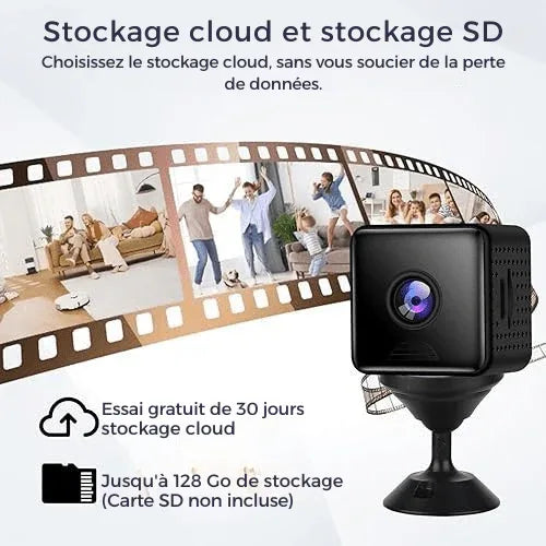 Caméra de Sécurité WiFi Intérieure avec Pan & Tilt – Moniteur HD pour Maison & Animaux - Rondor