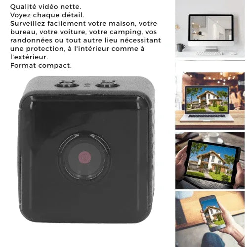 Caméra de Sécurité WiFi Intérieure avec Pan & Tilt – Moniteur HD pour Maison & Animaux - Rondor
