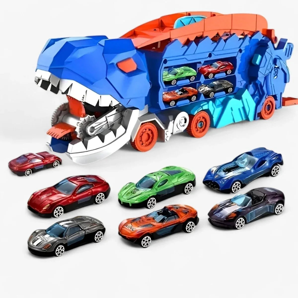 Camion Jouet Transformable En Monde De Dinosaure Avec Piste Pliable Pour Enfants Aventuriers - Rondor