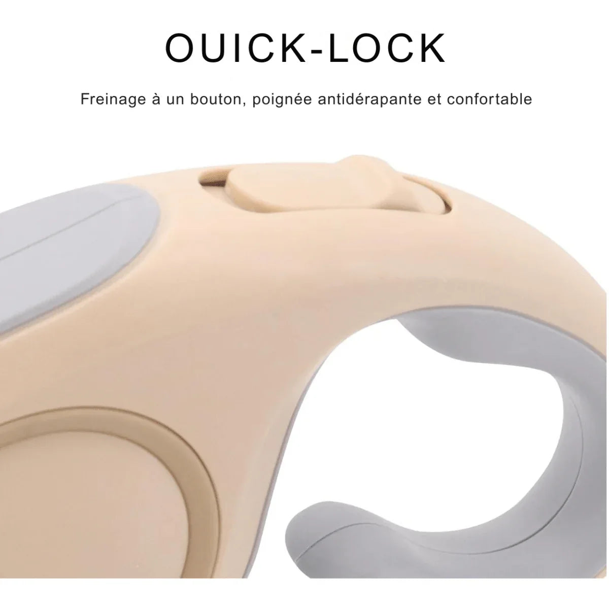 CanicheFlex | Laisse rétractable automatique - Rondor