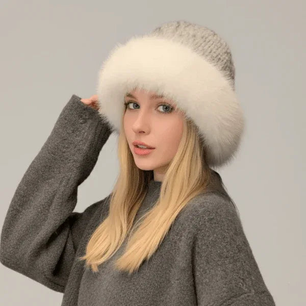 Casquette Chaude en Fourrure Naturelle – Élégance Intemporelle - Rondor