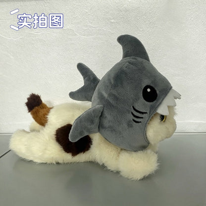 Cat Hat for Shark Plush Costume with Adjustable Chin Strap