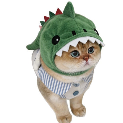 Cat Hat Hooded with Dinosaur Design Interactive Toy Options