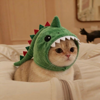 Cat Hat Hooded with Dinosaur Design Interactive Toy Options