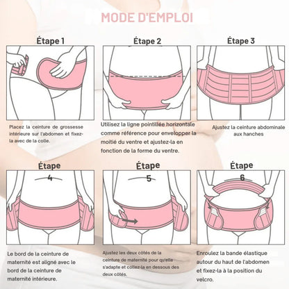 Ceinture de Maintien de Grossesse 3 en 1 - Rondor