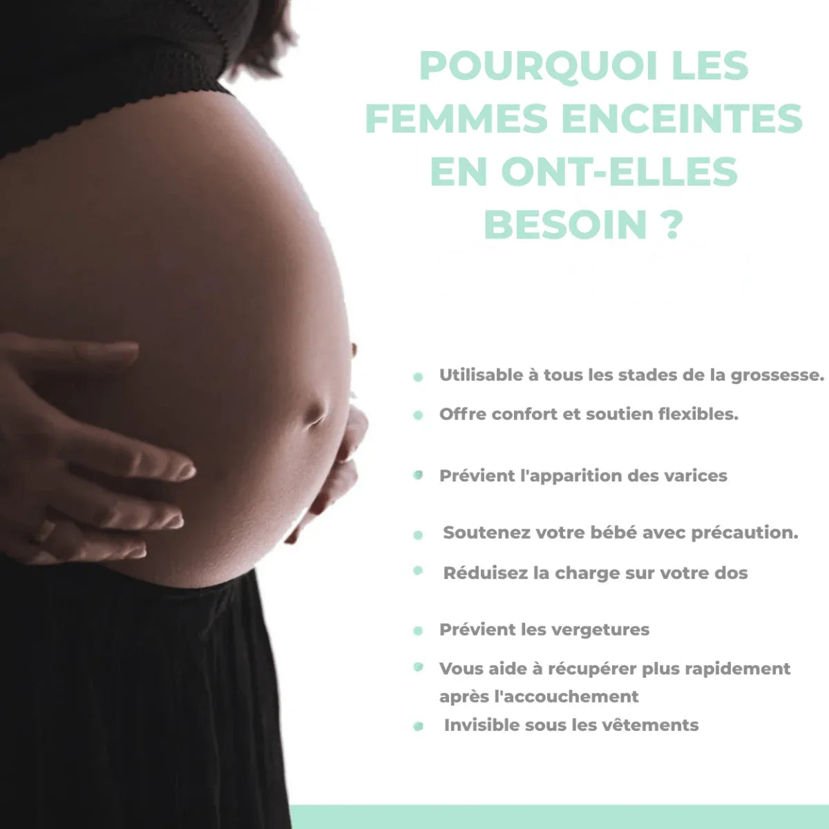 Ceinture de Maintien de Grossesse 3 en 1 - Rondor