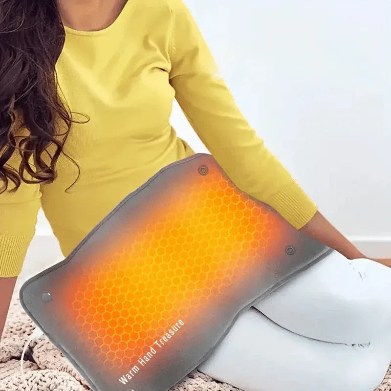 ChaleurDouce - Coussin Chauffant Rapide avec Technologie Graphène - Rondor