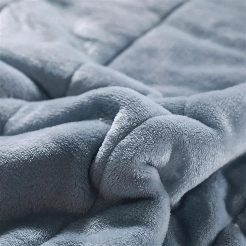 ChaleurDouce - Couverture en Fleece Coral pour l'Automne et l'Hiver - Rondor