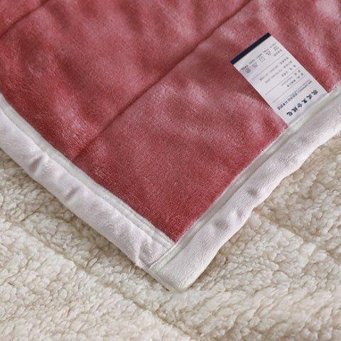 ChaleurDouce - Couverture en Fleece Coral pour l'Automne et l'Hiver - Rondor