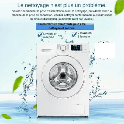 ChauffaDouce – Couverture Électrique 220V avec Fonction de Chauffage Automatique - Rondor