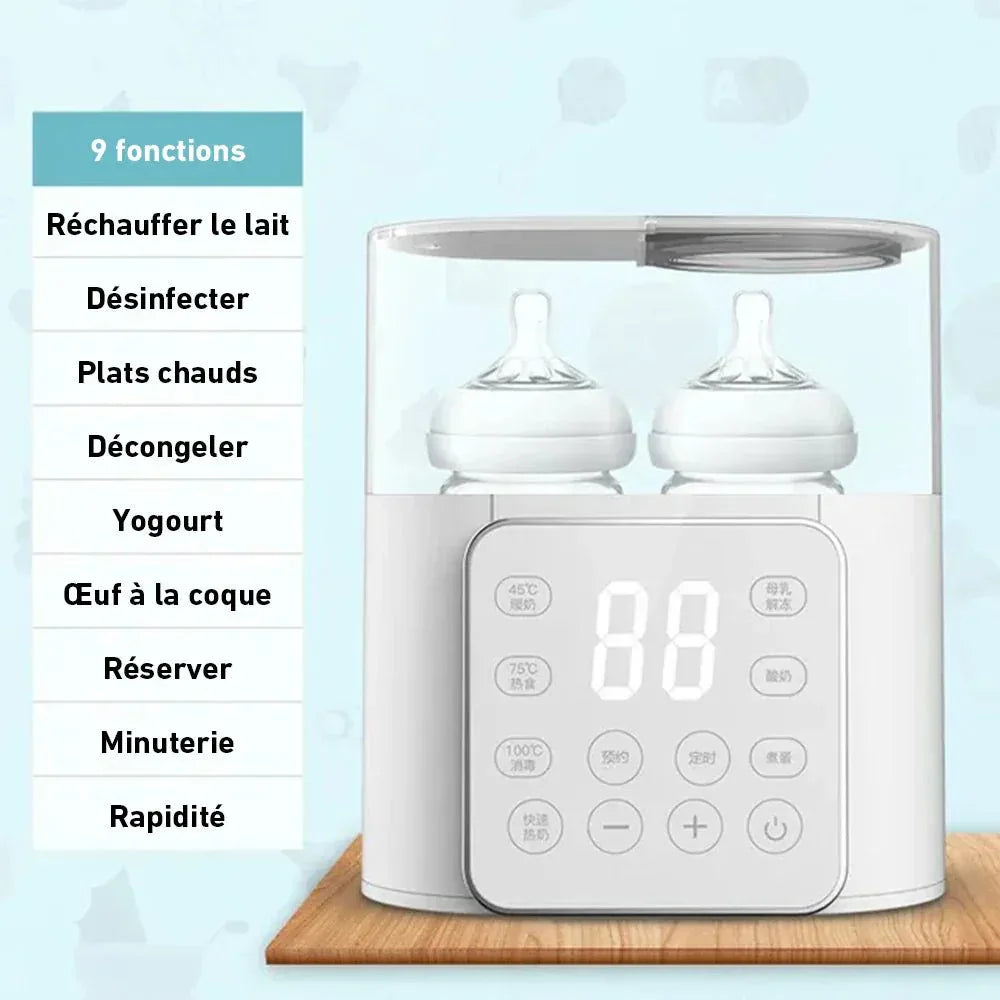 Chauffe - Biberon & Stérilisateur 3 - en - 1 | L’Allié des Parents Pressés | RONDOR - Rondor