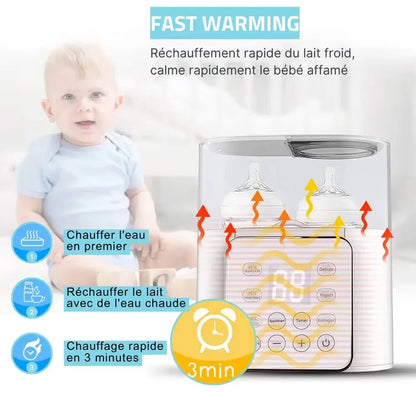 Chauffe - Biberon & Stérilisateur 3 - en - 1 | L’Allié des Parents Pressés | RONDOR - Rondor