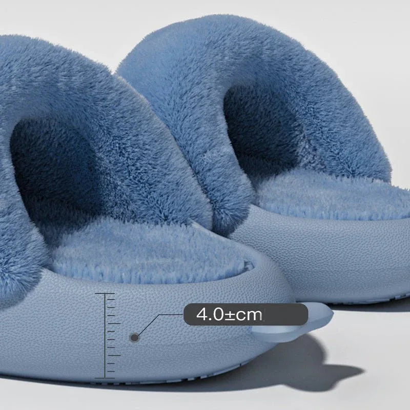 Chauffe - Pieds Marins - Chaussons détachables en peluche pour femmes - Rondor