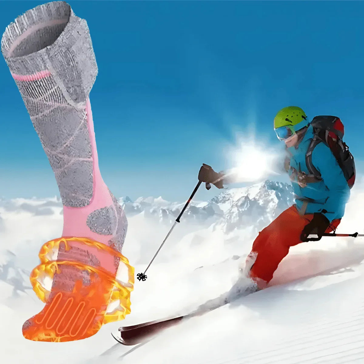 Chaussettes Chauffantes Haute Performance - Rondor
