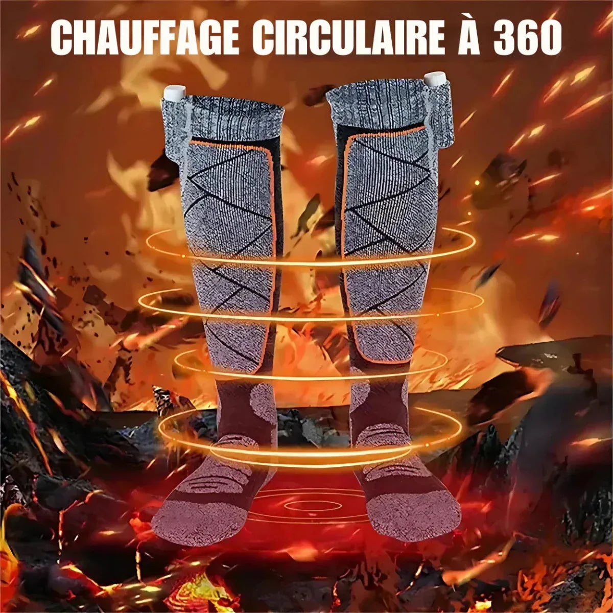 Chaussettes Chauffantes Haute Performance - Rondor