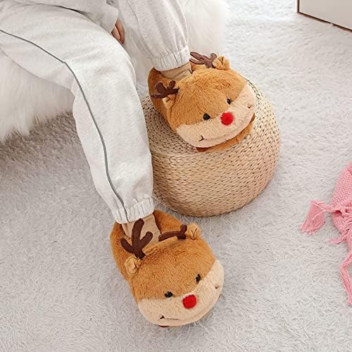 Chausson Renne Peluche Nez Rouge - Rondor