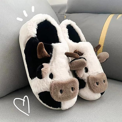 Chausson Vache Fluffy - Rondor