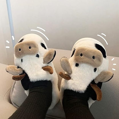 Chausson Vache Fluffy - Rondor