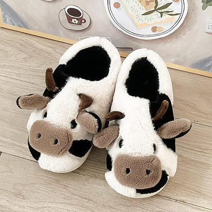 Chausson Vache Fluffy - Rondor
