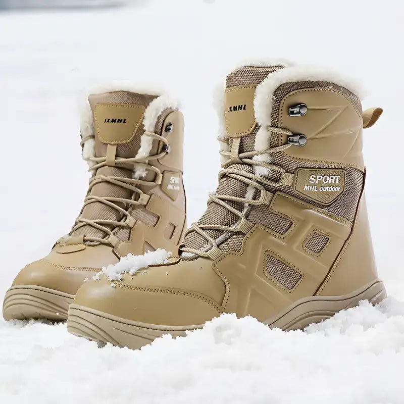 Chaussure grand froid imperméable doublée fausse fourrure