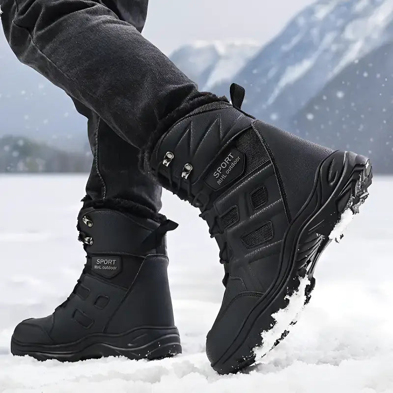 Chaussure grand froid imperméable doublée fausse fourrure