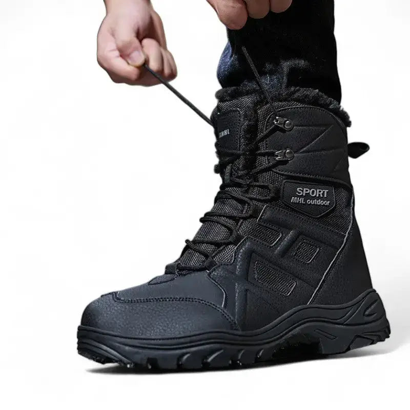 Chaussure grand froid imperméable doublée fausse fourrure