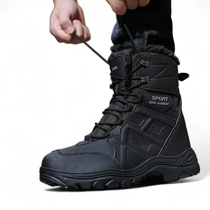 Chaussure grand froid imperméable doublée fausse fourrure