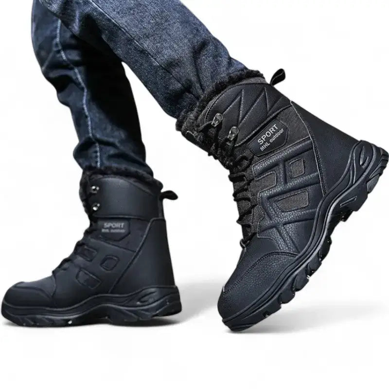 Chaussure grand froid imperméable doublée fausse fourrure