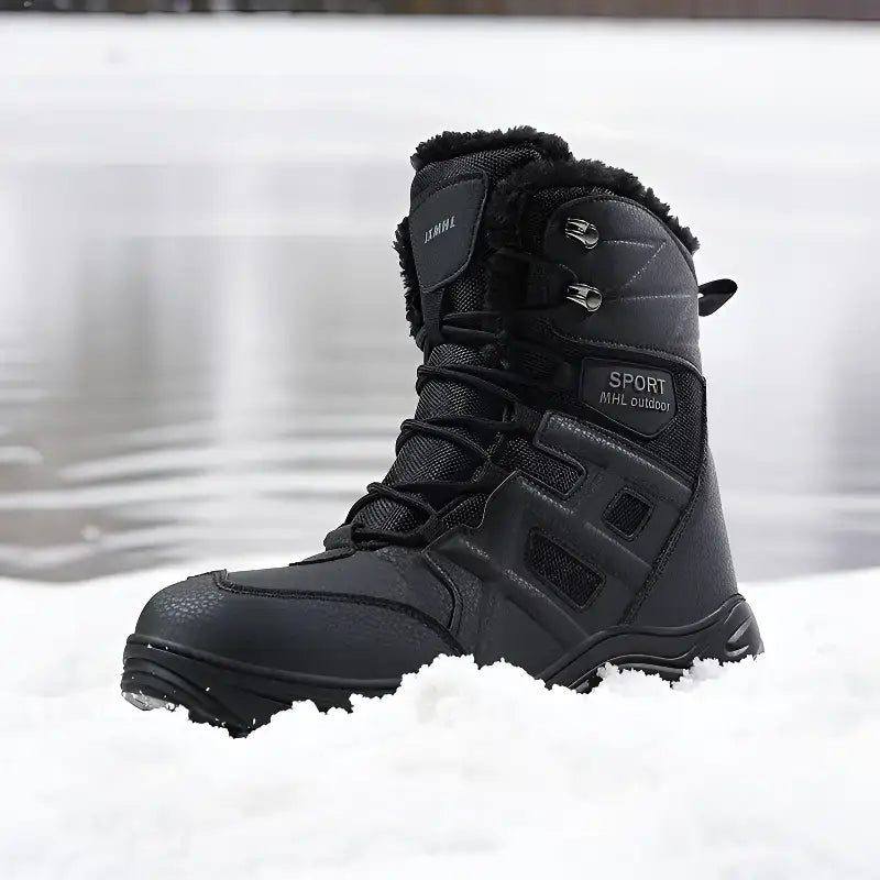 Chaussure grand froid imperméable doublée fausse fourrure
